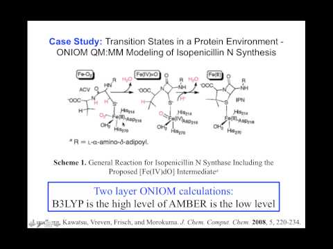 CompChem.07.03 Quantum Mechanical/Molecular Mechanical (QM/MM) Models Part III