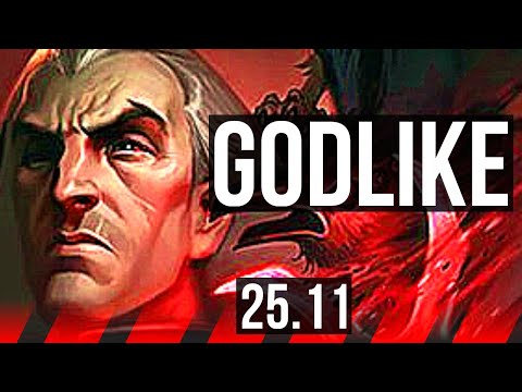 SWAIN vs GANGPLANK (TOP) | 47k DMG, 700+ games, Godlike | KR Diamond | 25.11
