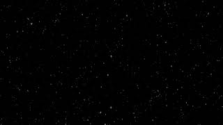 Snowfall Flurry Snow Globe Black Background 4K (No Loops) | 1 Hour Ambience Screensaver Overlay ASMR