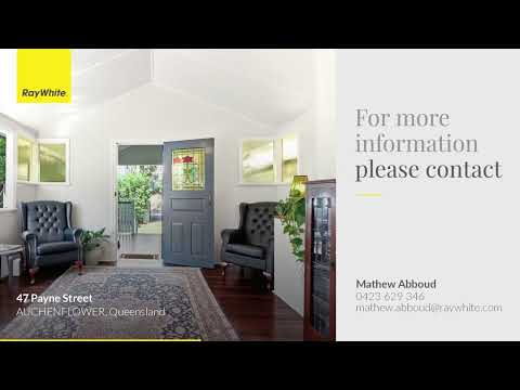 47 Payne Street, Auchenflower, QLD 4066, 4 Schlafzimmer, 2 Badezimmer, House