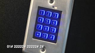 Programming the Hager 2915 Keypad