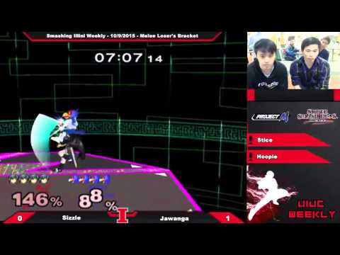 [Smashing Illini Weekly 10/9/15] Sizzle (Marth) vs. Jawanga (Falco) Melee Losers Semis