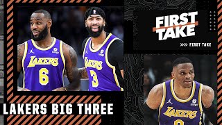 Can the Lakers big three still work? Kendrick Perkins says "HELL NO" 😂 | First Take