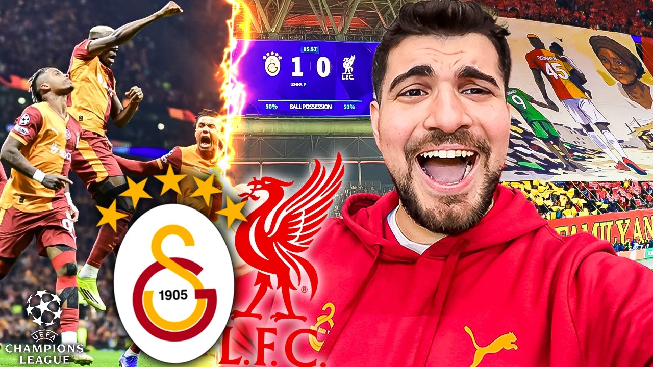 DEJAVU 🔥 ATMOSFER YİNE YIKILIYOR | Galatasaray 1-0 Liverpool Stad Vlog