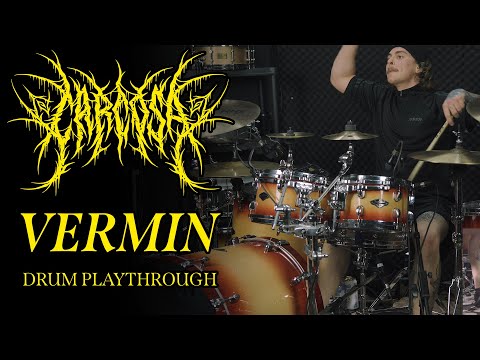 CARCOSA - VERMIN (Official Drum Playthrough)
