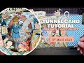 Tunnel Card Tutorial - Alice's Tea Party - by Madi Azar