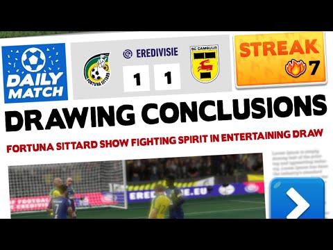 7 Streak - Score! Hero 2022 - Fortuna Sittard Vs. SC Cambuur