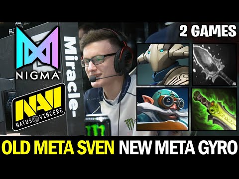 MIRACLE OLD META Sven & NEW META Gyro (2 Games) NIGMA vs NAVI