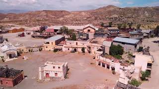 Fort Bravo & Western Leone Tabernas Desert Almeria, Mavic Air drone view