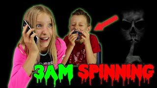 SPINNING 2 FIDGET SPINNERS at 3AM!!!