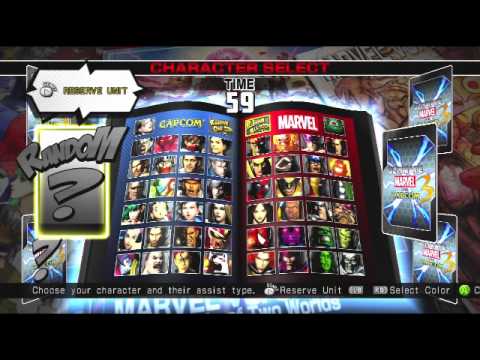 Ultimate Marvel vs. Capcom 3: Random teams in ranked matches