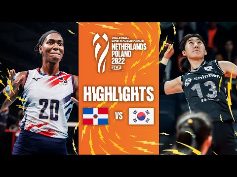 🇩🇴 DOM vs. 🇰🇷 KOR - Highlights  Phase 1 | FIVB Women's World Championship 2022