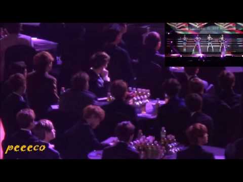 150122 SMA BTS & EXO Reaction To Red Velvet- Happiness