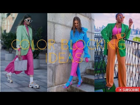 Color blocking outfits