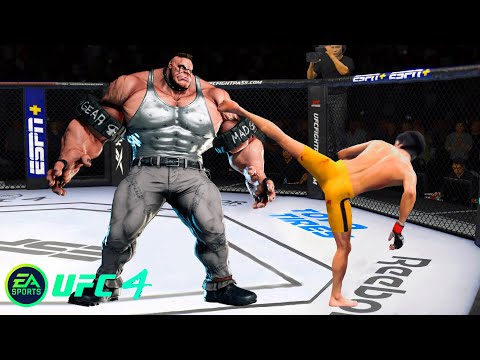 UFC4 Bruce Lee vs Street Fighter Abigail EA Sports UFC 4 PS5