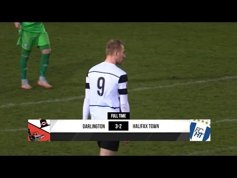 Darlington 3-2 Halifax Town - Vanarama National League North - 2016/17