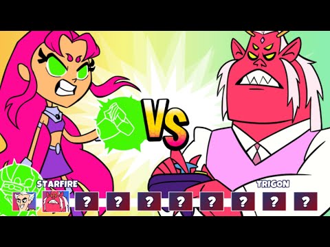 Teen Titans Go: Jump Jousts 2 - Not Even Trigon Can Stop A Raging Starfire (CN Games)