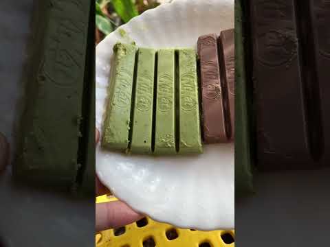 KitKat vị chocolate và vị Matcha siêu ngon #shorts