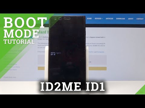 How to Open Boot Mode in ID2ME ID1 - Bootloader Instructions
