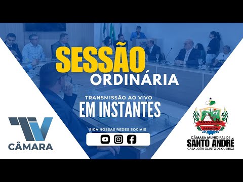 11ª Sessão Ordinária da Câmara Municipal de Santo André/Pb