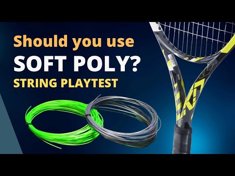 Should you use soft poly? Stiff vs Soft polyester tennis string playtest