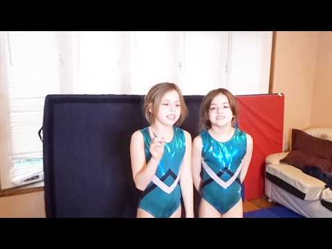 CREATE A NEW GYMNASTICS COMBINATION *IMMEDIATELY* CHALLENGE! (SISTER VS. SISTER! Who Wins?) 