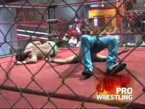 Brutal Cage Match between Jrod and Sal Rinauro