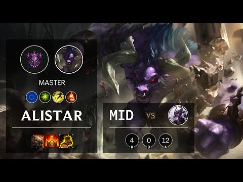 Alistar Mid vs Syndra - EUW Master Patch 10.19