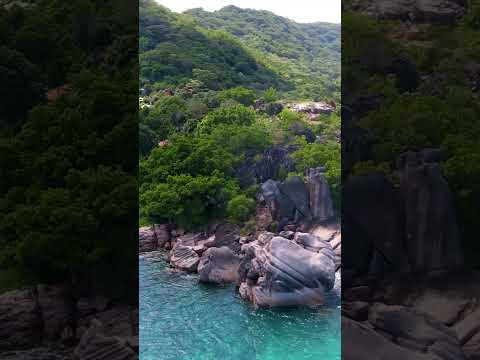 Seychelles Magic ✨ La Digue Island Paradise 🏝️ #Shorts