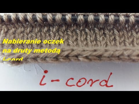 0261* Nabieranie oczek metodą i-cord**Porady dziewiarskie*Dzierganie*