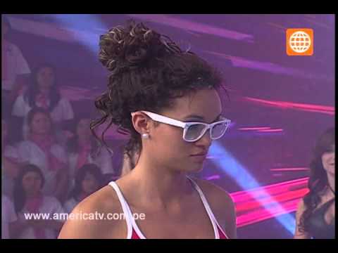 Esto es Guerra: Torta en la cara (Angie y Nicola pelean) - 11/09/2012