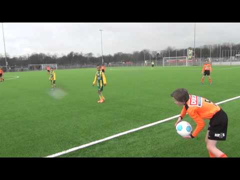 ADO D2 Volendam D2 eerste helft 22 02 2014