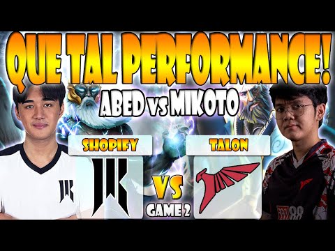 TALON VS SHOPIFY REBELLION BO3[GAME 2] ELIMINACIÓN- ARTEEZY VS 23SAVAGE -THE LIMA MAJOR 2023 - DOTA