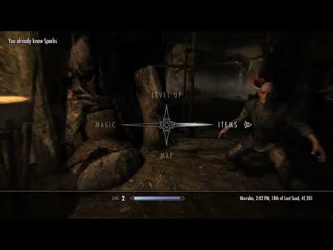 I Almost Died in Embershard Mine | Skyrim Walkthrough