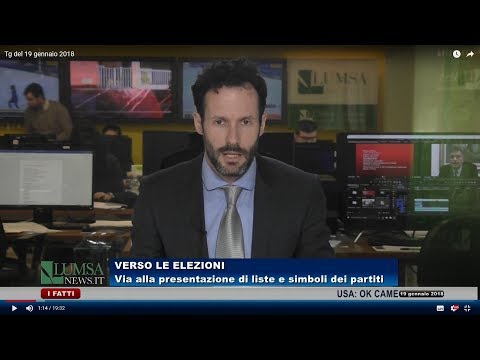 Tg del 19 gennaio 2018