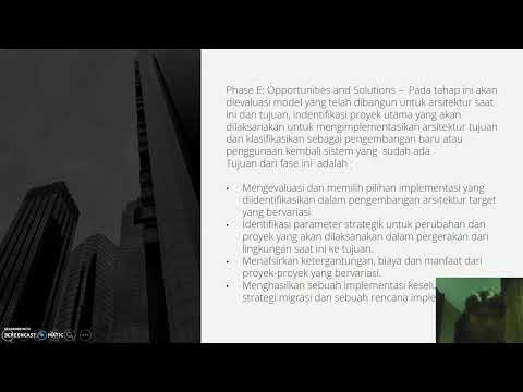 Preliminary Phase Architecture Development Method ADM