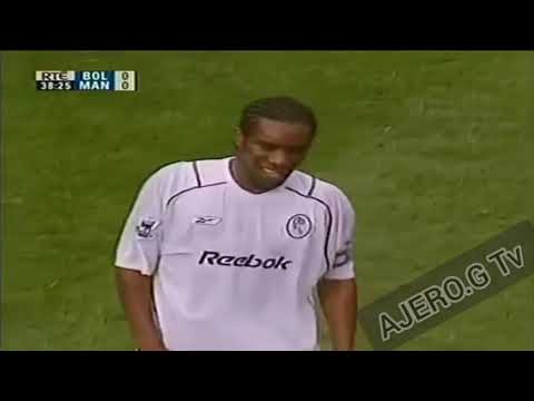 Jay Jay Okocha against man chester united