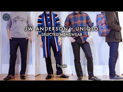JW Anderson (JWA) x Uniqlo Collaboration Menswear Try-on Fall 2017