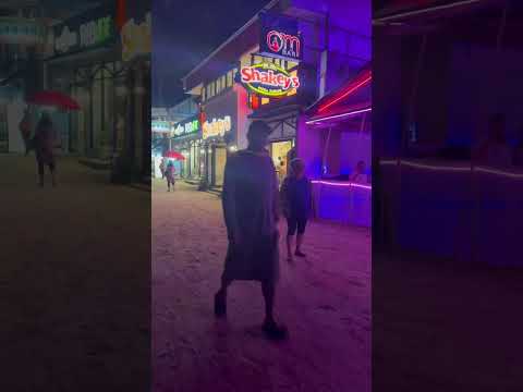 Boracay Island at night Philippines #philippines #travelvlog #boracay