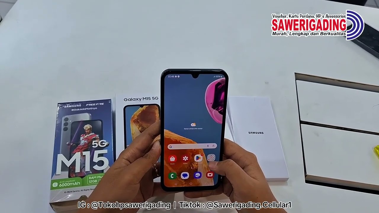 Unboxing Hp Baterai 6000 mAh | SAMSUNG Galaxy M15 5G