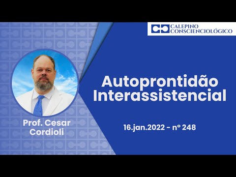 Autoprontidão Interassistencial - 16.jan.2022 - nº 248 - Prof. Cesar Cordioli