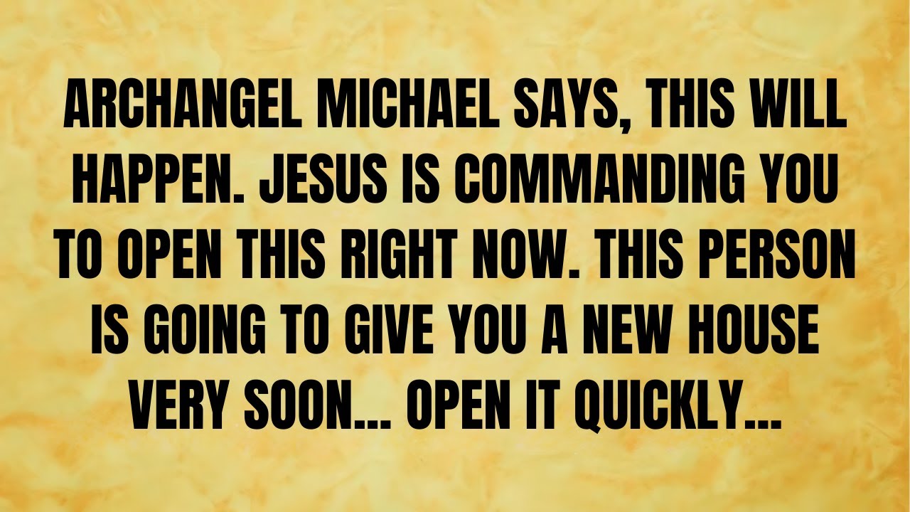 🔴 ARCHANGEL MICHAEL SAYS, THIS WILL HAPPEN. JESUS IS COMMANDING YOU TO..