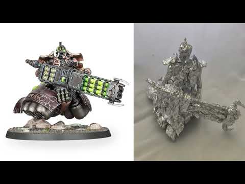 Lokhust Heavy Destroyer - Aluminum Foil Sculpture