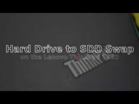 Lenovo ThinkPad T420 Hard Drive replacement with SSD