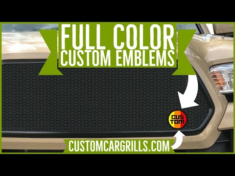 Full Color Custom Grille Emblems by customcargrills.com