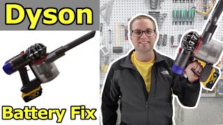 Fix a Dyson vacuum with this battery: EASY DIY battery replacement & upgrade hack