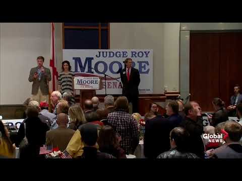 Song cut short at Roy Moore election headquarters after loss