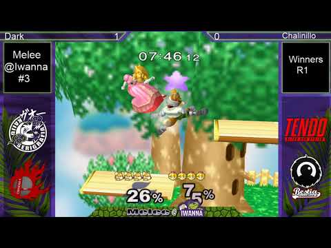 Melee @ Iwanna #3 SSBM - Dark (Fox) vs Chalinillo (Peach) - Winners R1