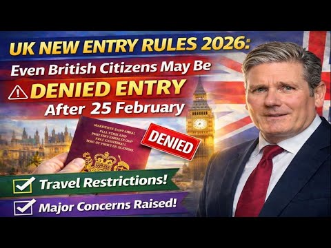 UK Entry Rules 2026 🚫 British Citizens at Risk After 25 Feb