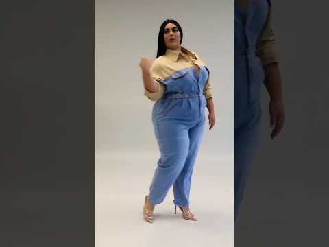 Denim lovers 💙 | Emma Jane jumpsuit looking boldly style 👌 😎 #viralshorts